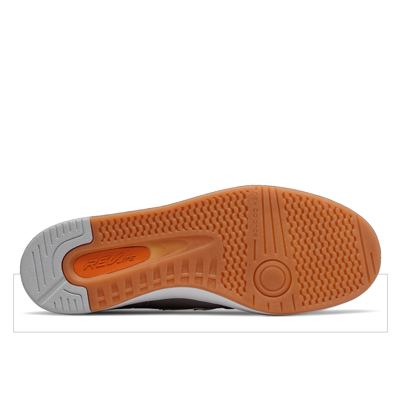 New Balance Numeric Men's All Coasts Am574 Grey Orange Shoes