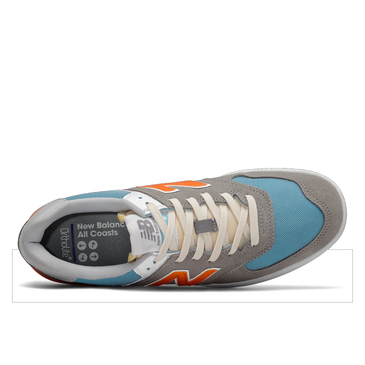 New Balance Numeric Men's All Coasts Am574 Grey Orange Shoes