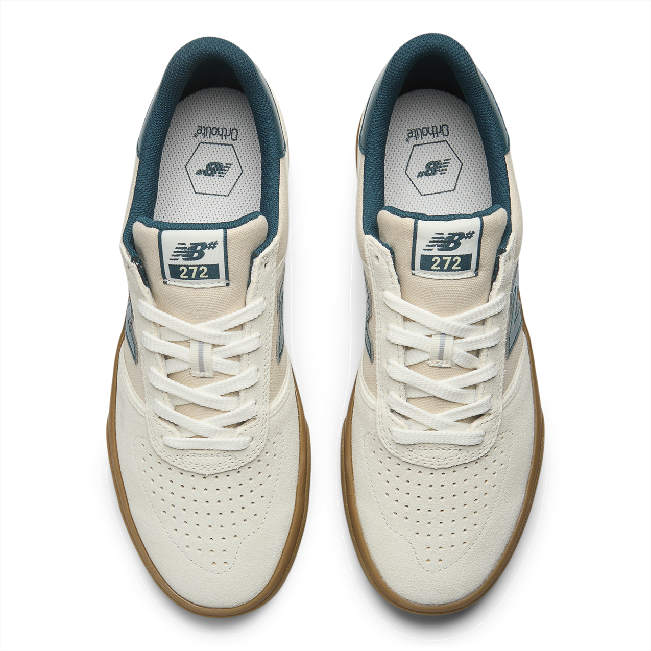 New Balance Numeric Men's 272 Sea Salt Deep Ocean Shoes