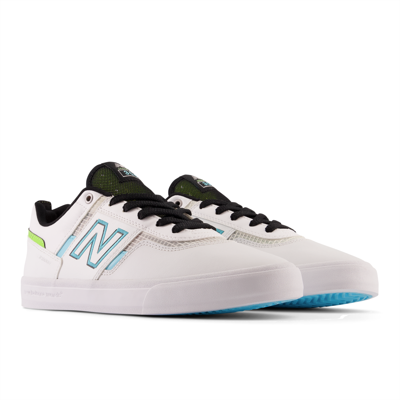 New Balance Numeric Men's Jamie Foy 306 White Aqua Sky Shoes