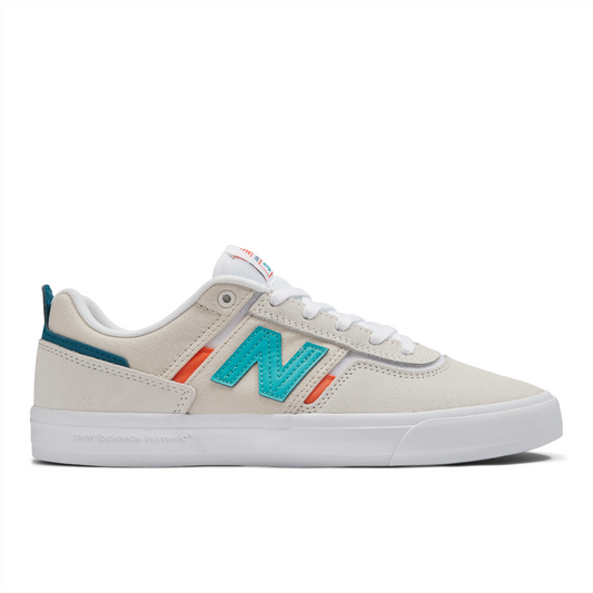 New Balance Numeric Men's Jamie Foy 306 White Teal Blue Shoes