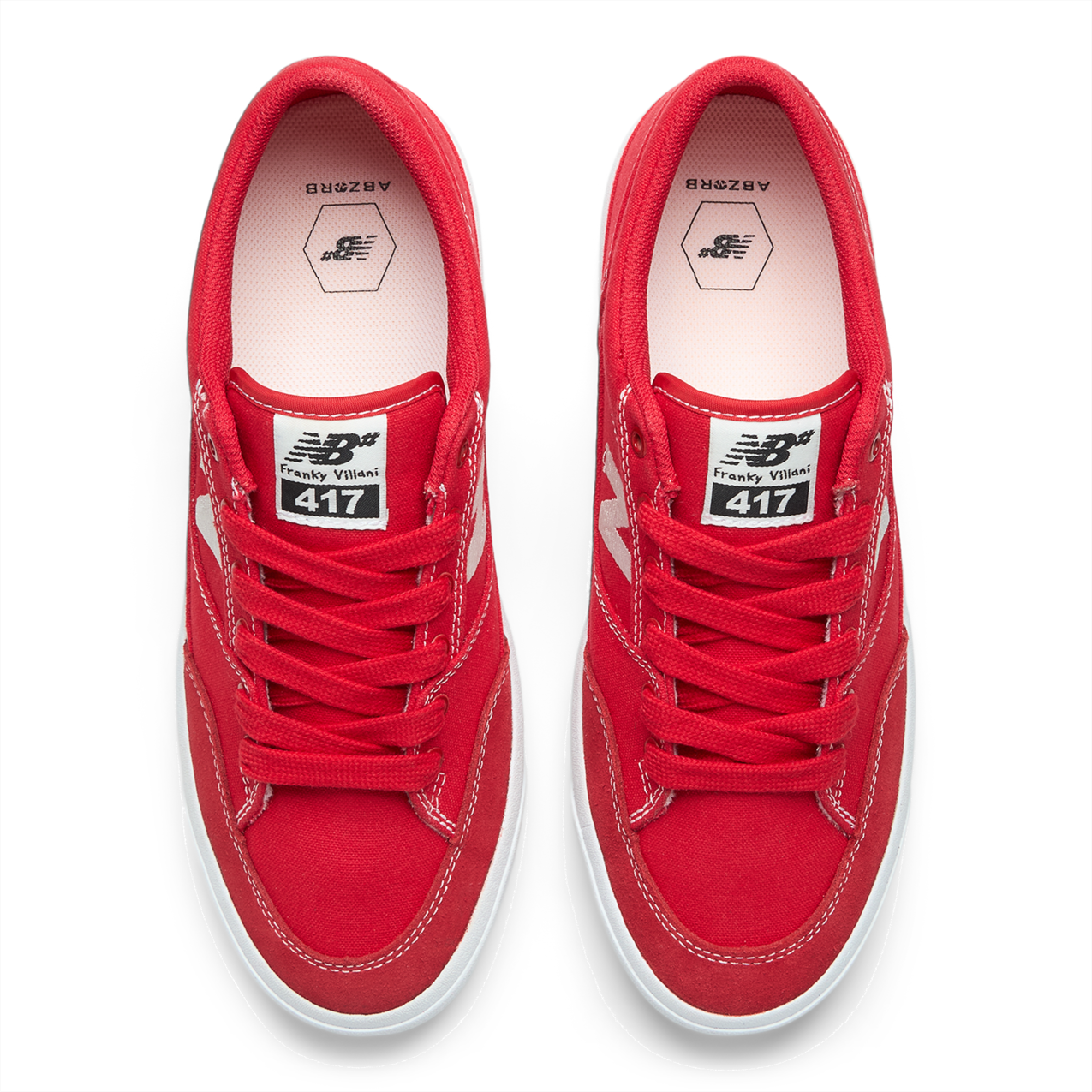 New Balance Numeric Men's Franky Villani 417 Low Red White Shoes