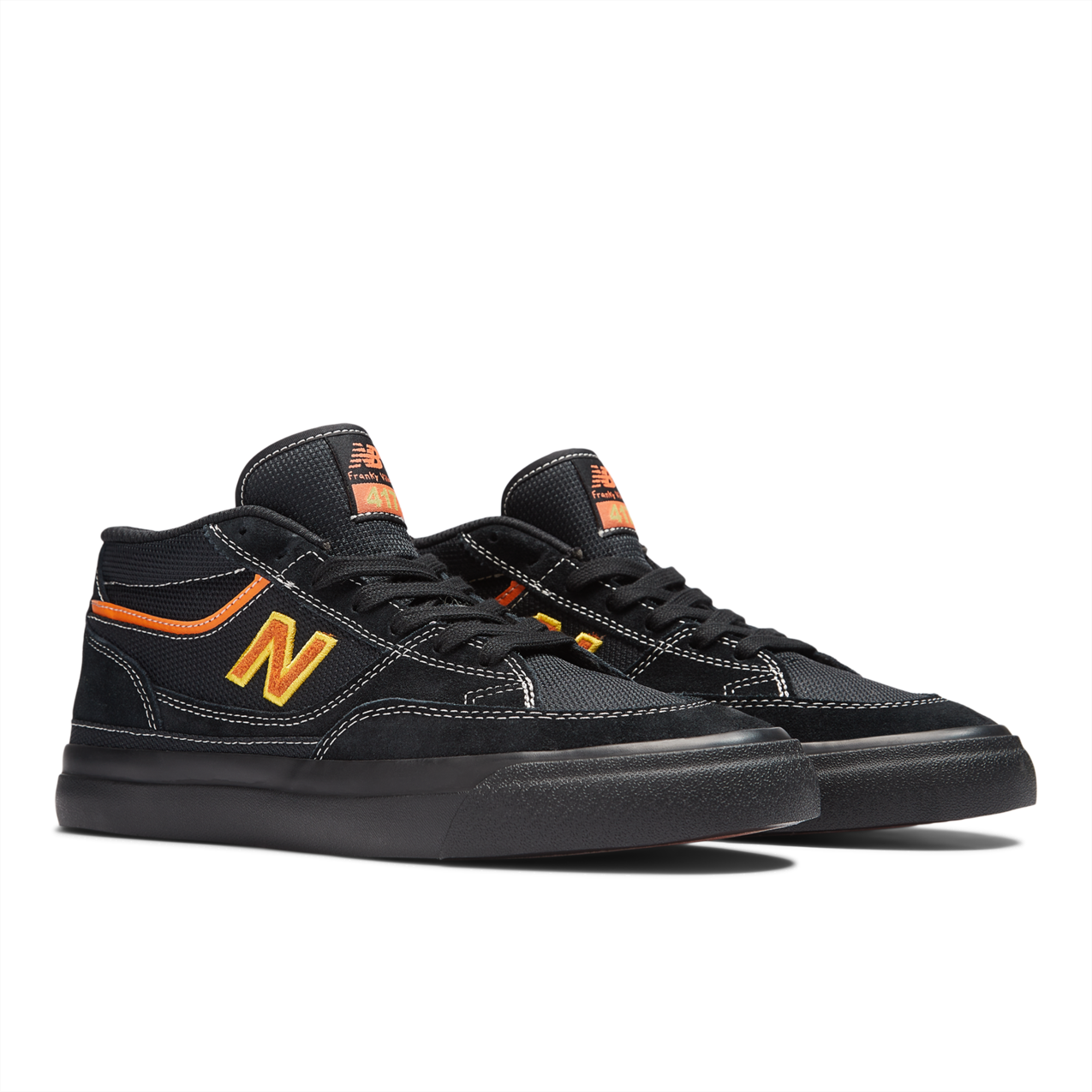 New Balance Numeric Men's Franky Villani 417 Black Orange Shoes
