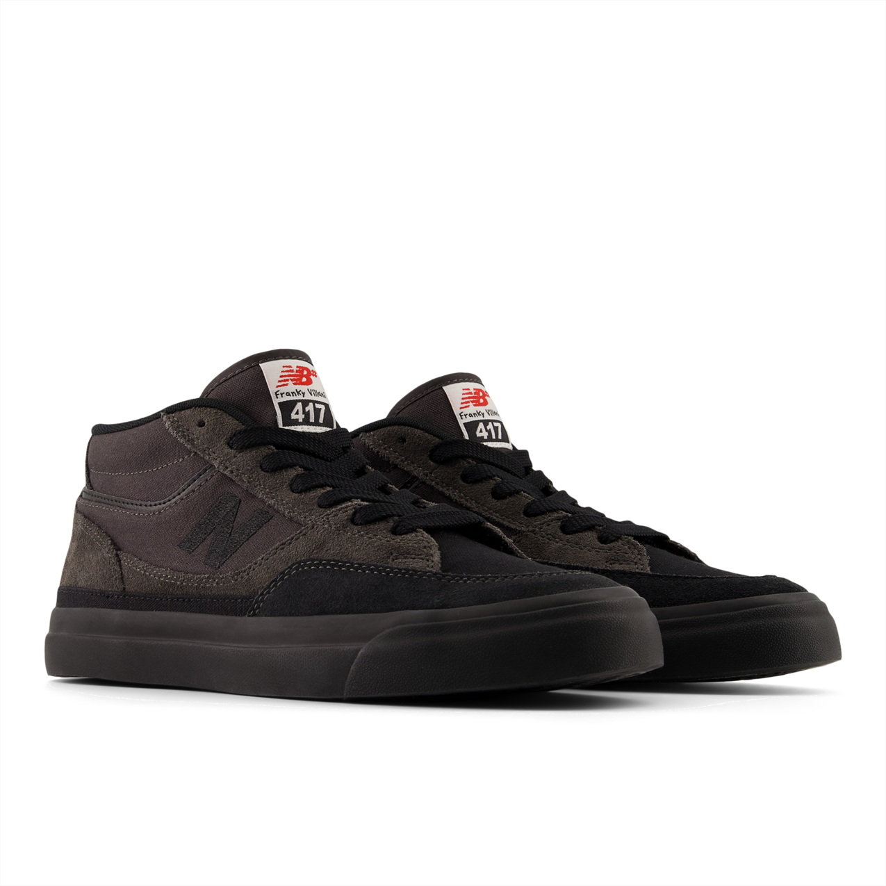 New Balance Numeric Men's Franky Villani 417 Black Black Cement Shoes