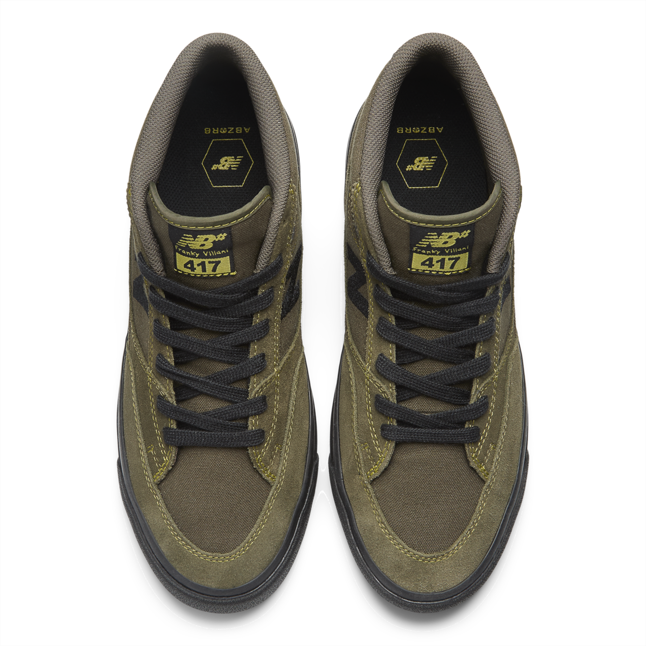 New Balance Numeric Men's Franky Villani 417 Dark Moss Black Shoes