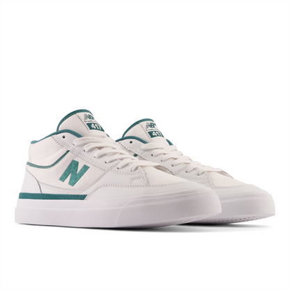 New Balance Numeric Men's Franky Villani 417 White Vintage Teal Shoes