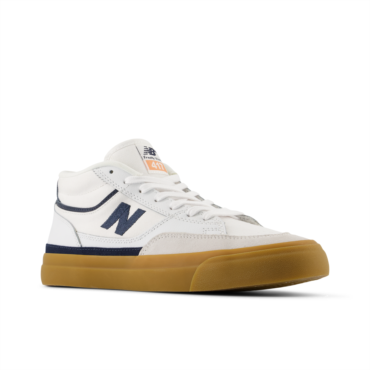 New Balance Numeric Men's Franky Villani 417 White Navy Shoes