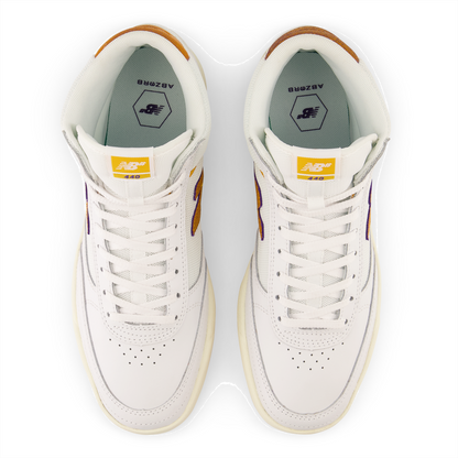 New Balance Numeric Men's 440 High White Yellow Shoes