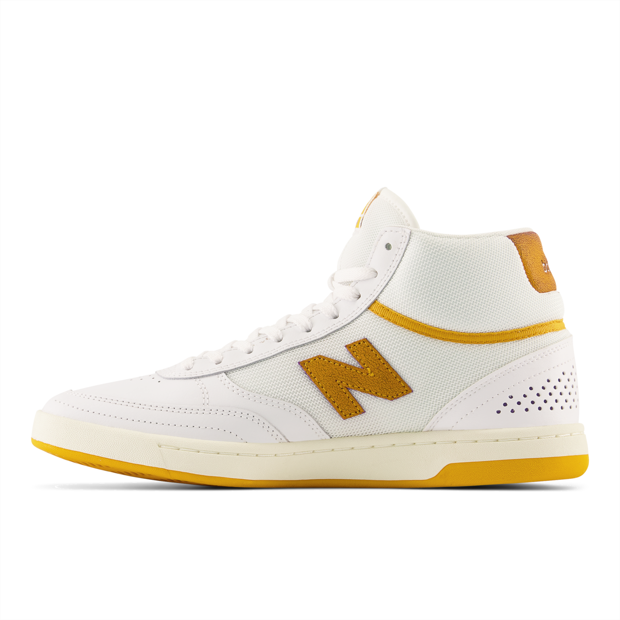 New Balance Numeric Men's 440 High White Yellow Shoes