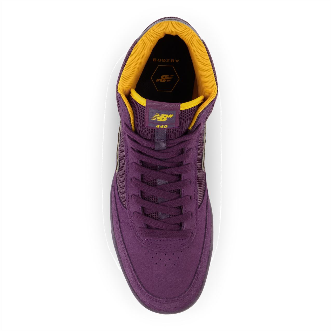 New Balance Numeric Men's 440 High Purple Yellow Shoes