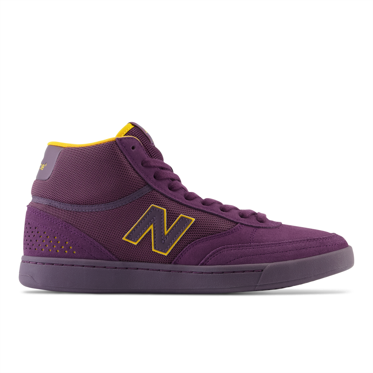 New Balance Numeric Men's 440 High Purple Yellow Shoes