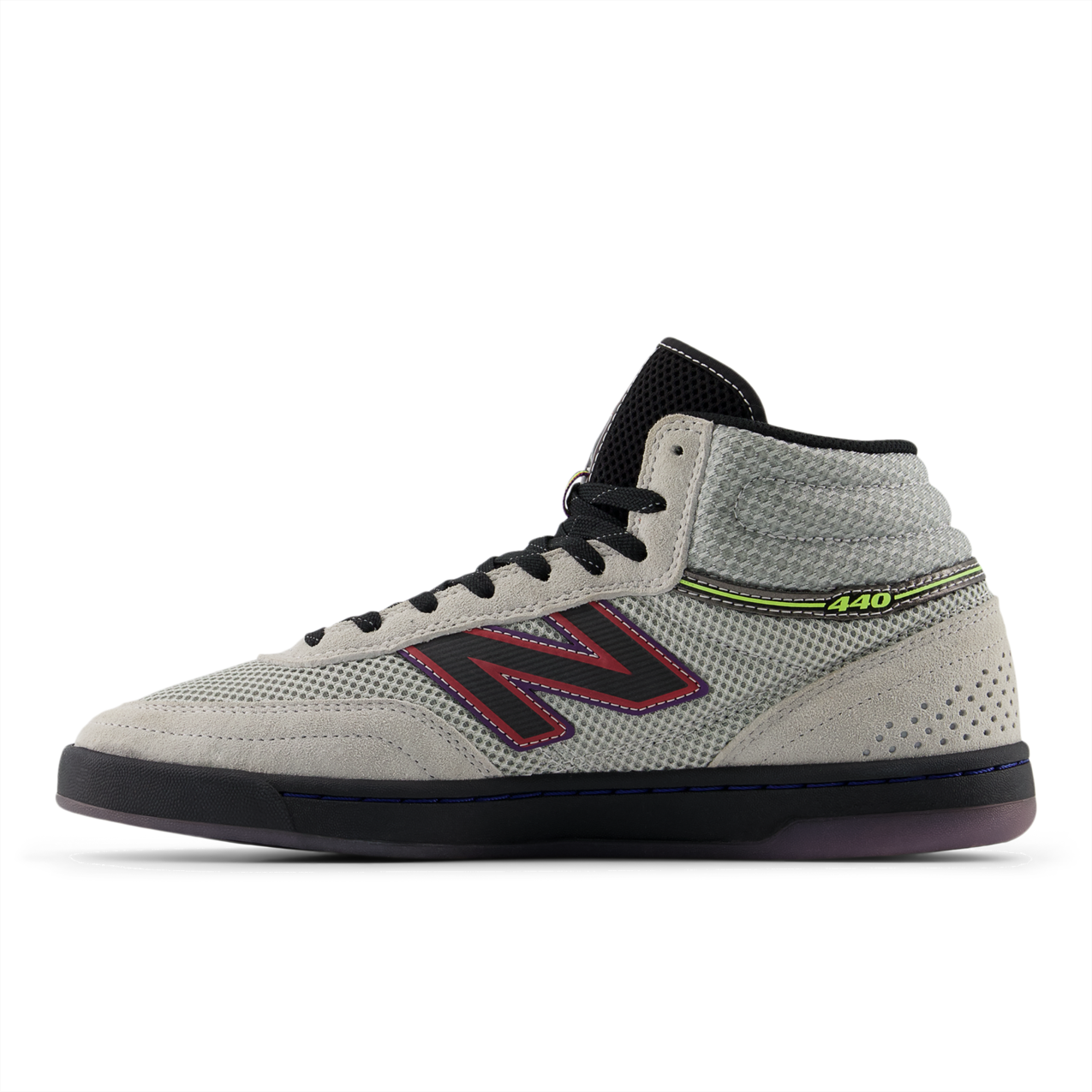New Balance Numeric Men's Justin Henry 440 High V2 Grey Purple Shoes