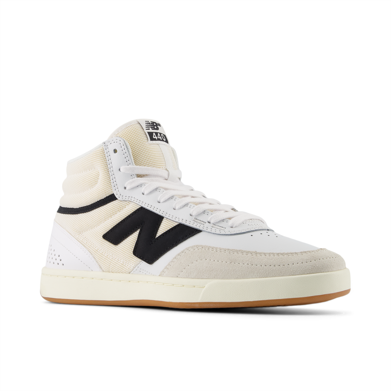 New Balance Numeric Men's 440 High V2 White Black Shoes