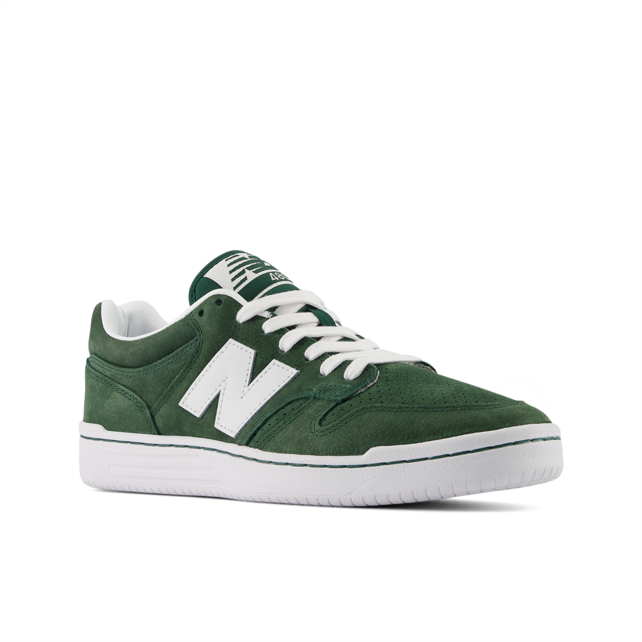 New Balance Numeric Men's 480 Forest Green White Shoes