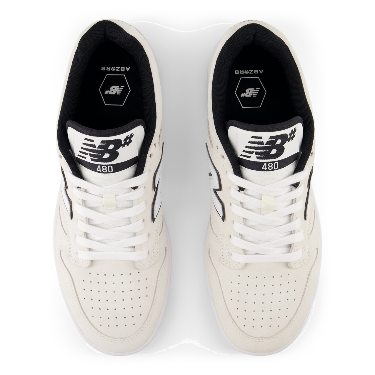 New Balance Numeric Men's 480 White Black Shoes