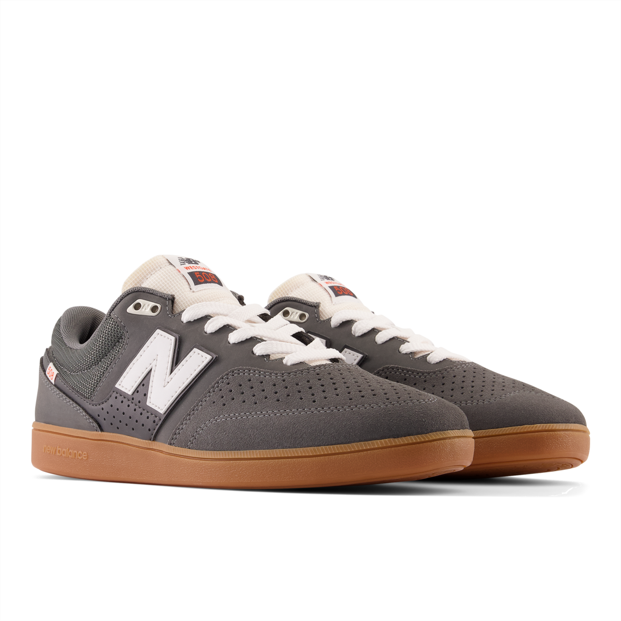 New Balance Numeric Men's Brandon Westgate 508 Grey White Shoes