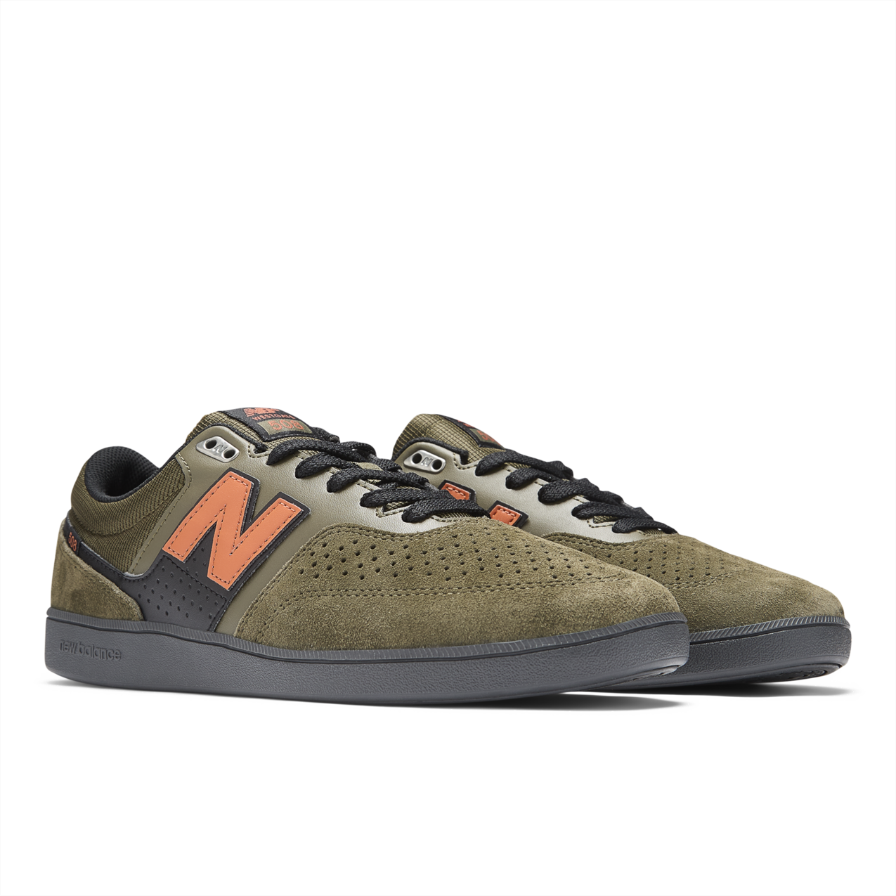 New Balance Numeric Men's Brandon Westgate 508 Olive Burnt Orange Shoes