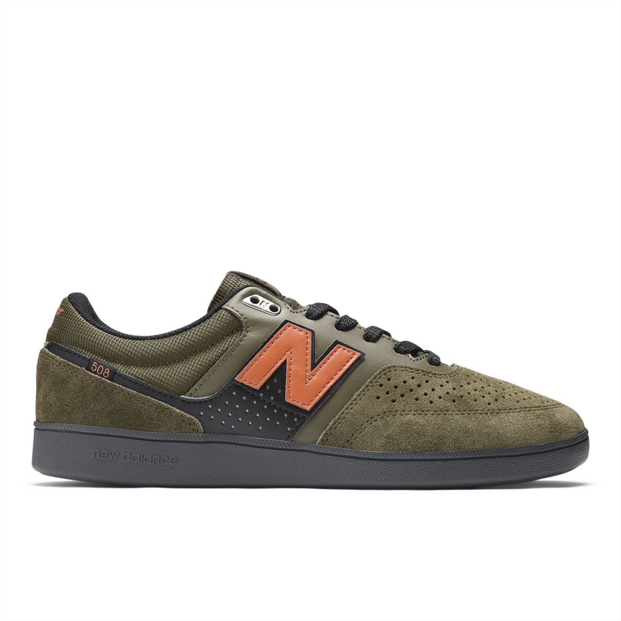 New Balance Numeric Men's Brandon Westgate 508 Olive Burnt Orange Shoes