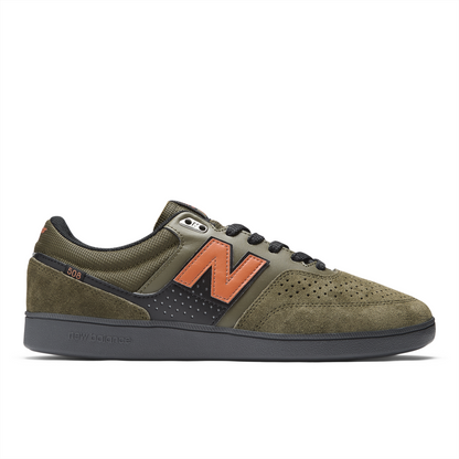 New Balance Numeric Men's Brandon Westgate 508 Olive Burnt Orange Shoes