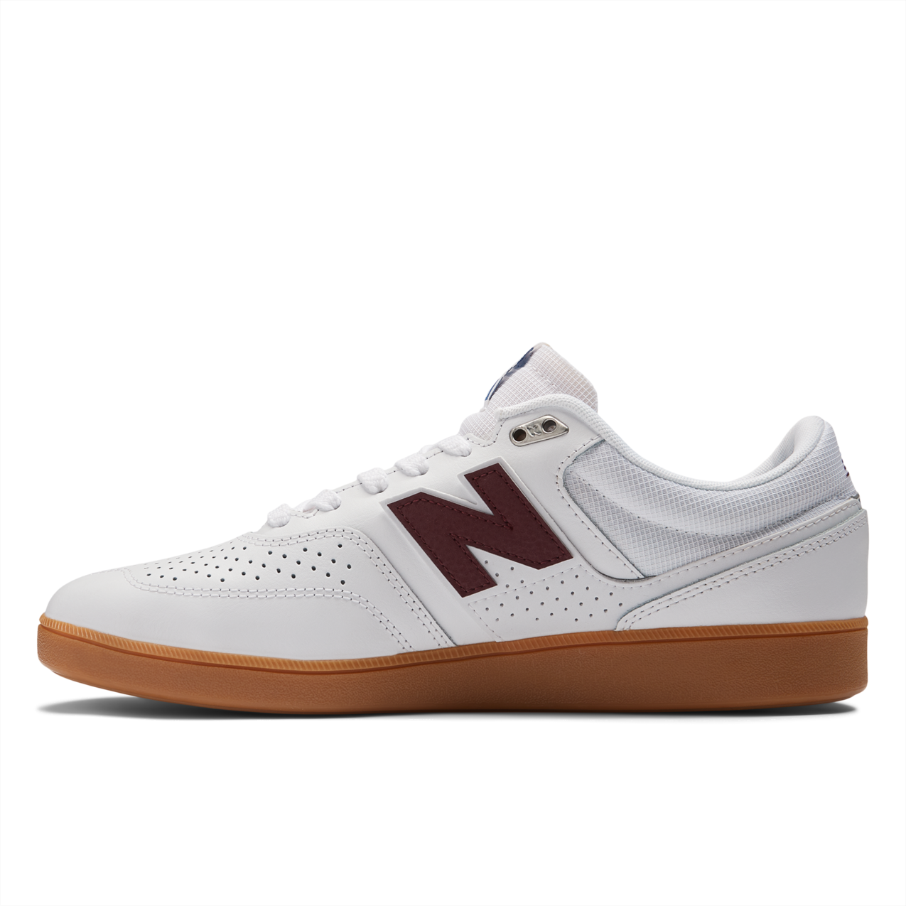 New Balance Numeric Men's Brandon Westgate 508 White Nb Burgundy Shoes