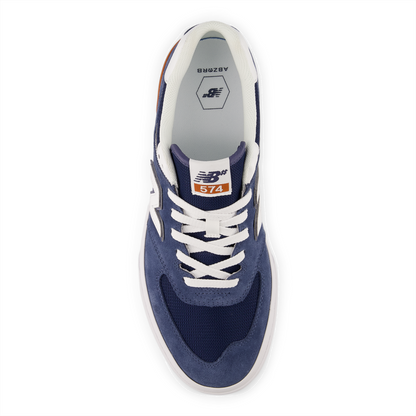 New Balance Numeric Men's 574 Vulc Vintage Indigo White Shoes