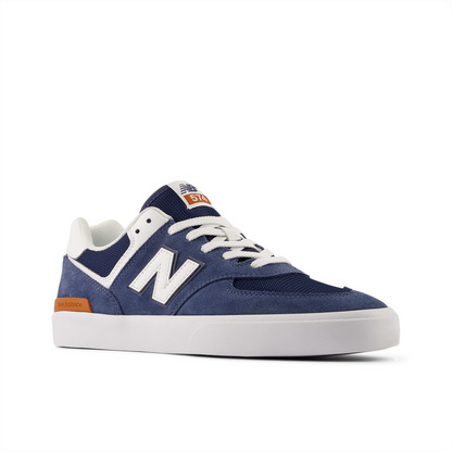 New Balance Numeric Men's 574 Vulc Vintage Indigo White Shoes