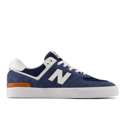 New Balance Numeric Men's 574 Vulc Vintage Indigo White Shoes