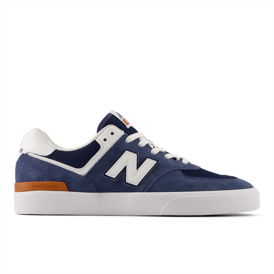 New Balance Numeric Men's 574 Vulc Vintage Indigo White Shoes