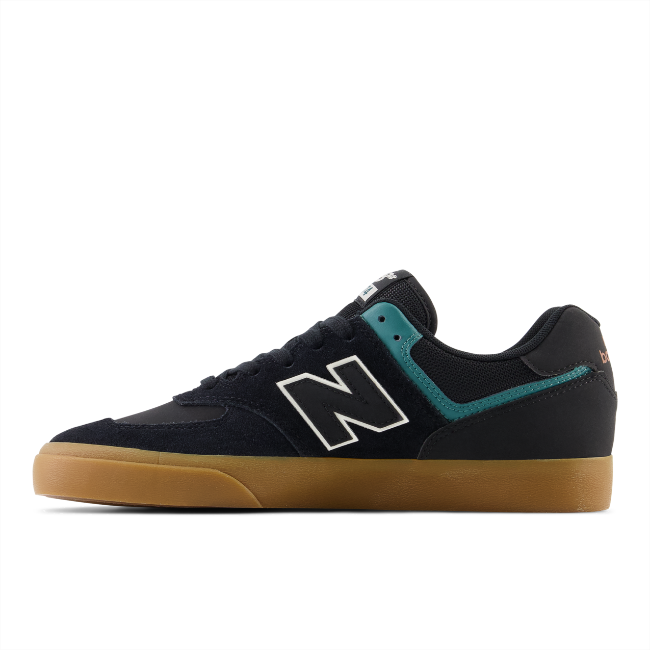 New Balance Numeric Men's 574 Vulc Black Teal Shoes