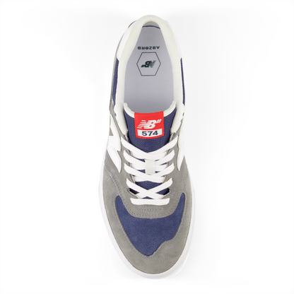 New Balance Numeric Men's 574 Vulc Grey White Shoes