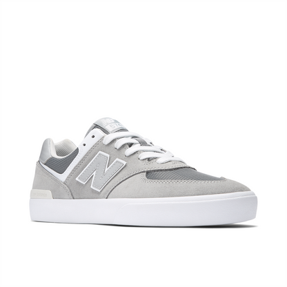 New Balance Numeric Men's 574 Vulc Grey White Shoes