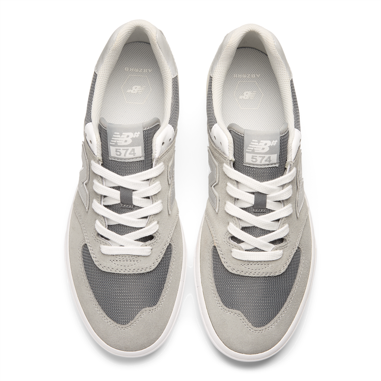 New Balance Numeric Men's 574 Vulc Grey White Shoes