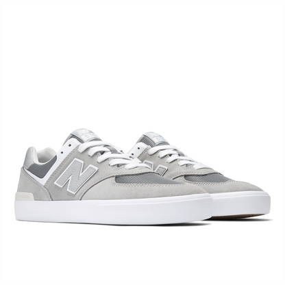 New Balance Numeric Men's 574 Vulc Grey White Shoes