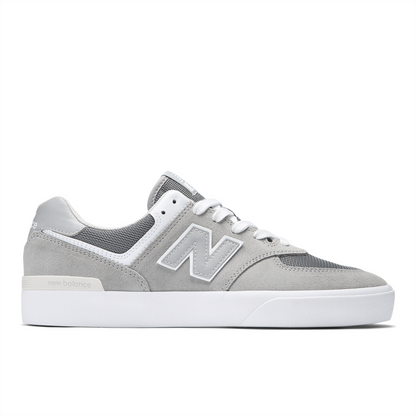 New Balance Numeric Men's 574 Vulc Grey White Shoes