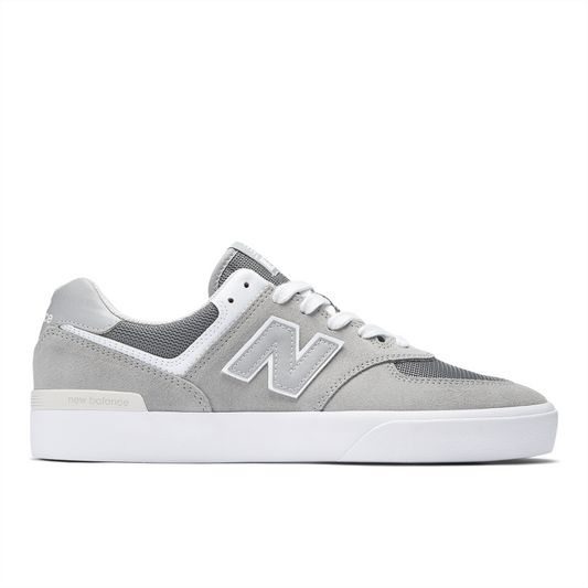 New Balance Numeric Men's 574 Vulc Grey White Shoes