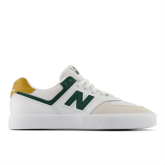 New Balance Numeric Men's 574 Vulc White Nightwatch Green Shoes