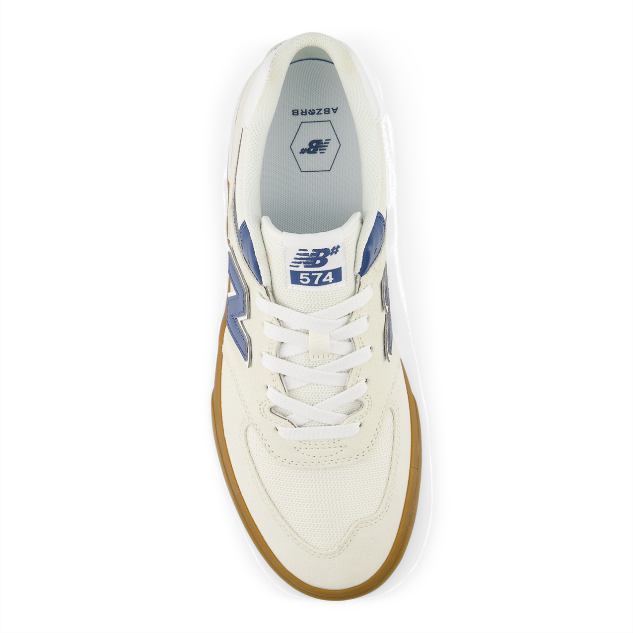 New Balance Numeric Men's 574 Vulc Sea Salt Dark Shoreline Blue Shoes