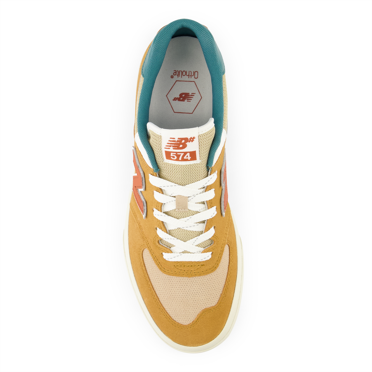 new balance 574 blue tan