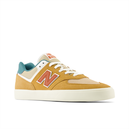 New Balance Numeric Men's 574 Vulc Tan Teal Shoes