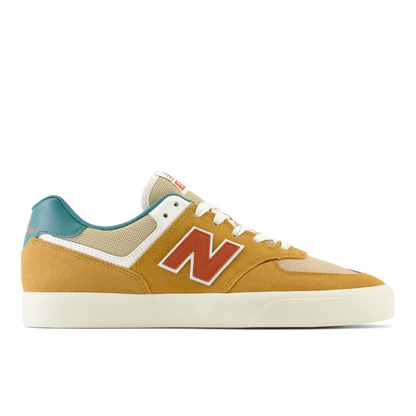 New Balance Numeric Men's 574 Vulc Tan Teal Shoes