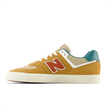 New Balance Numeric Men's 574 Vulc Tan Teal Shoes