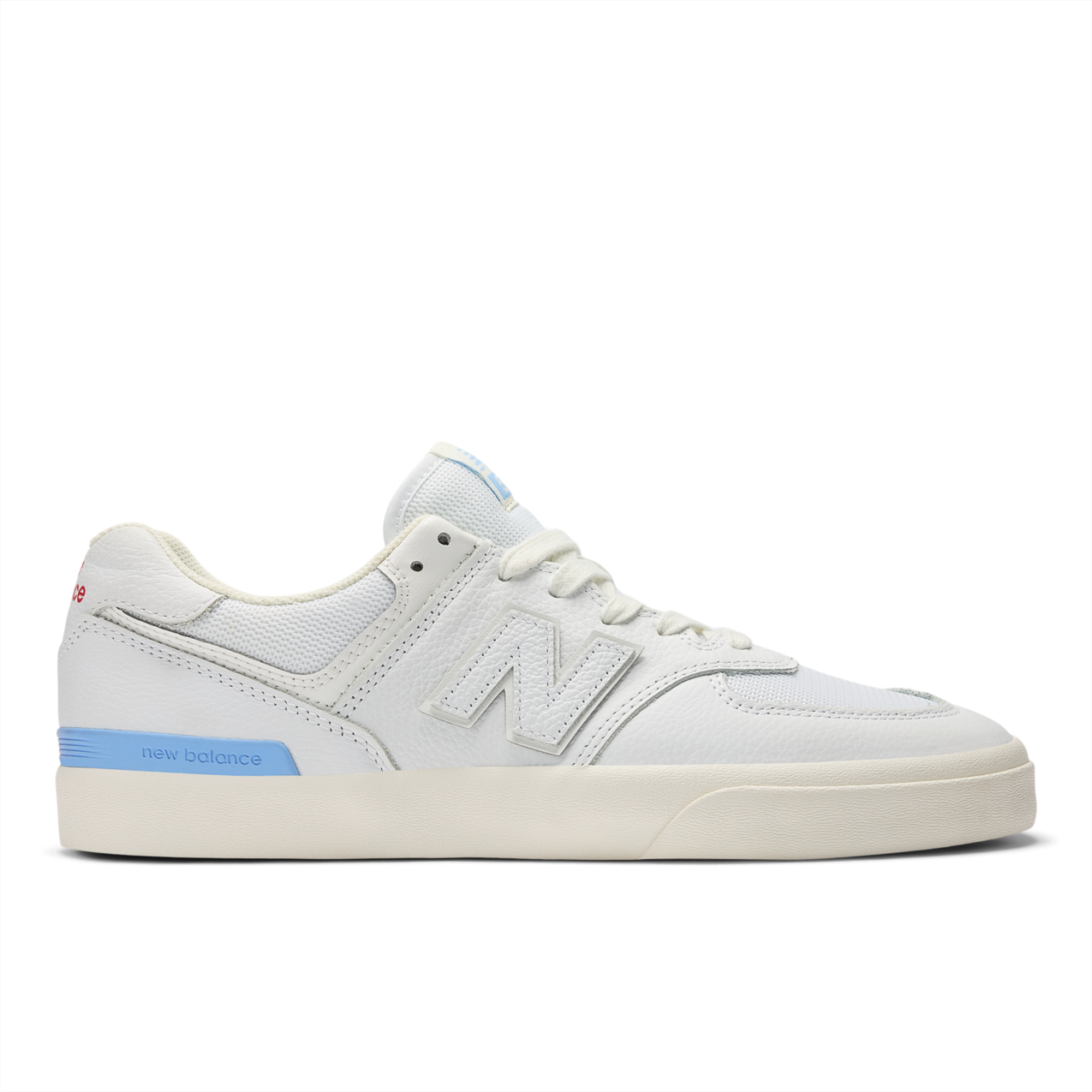 New Balance Numeric Men's 574 Vulc White White Shoes