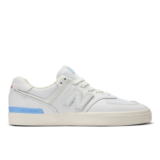 New Balance Numeric Men's 574 Vulc White White Shoes