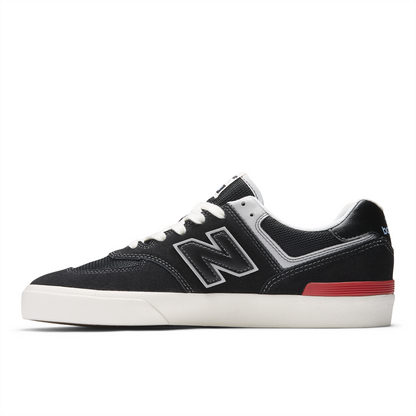New Balance Numeric Men's 574 Vulc Black White Shoes