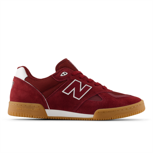 New Balance Numeric Men's Tom Knox 600 Burgundy White Shoes