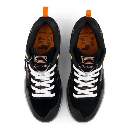 New Balance Numeric Men's Tiago Lemos 808 Lite Black Orange Shoes