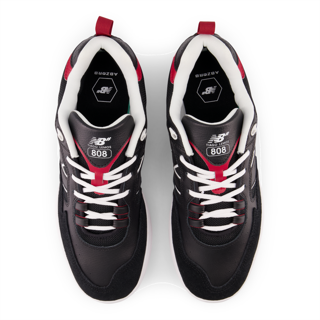 New Balance Numeric Men's Tiago Lemos 808 Black Red Shoes