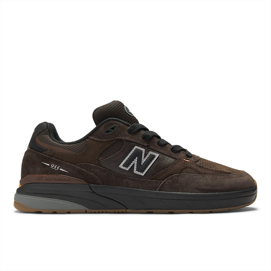 New Balance Numeric Men's Andrew Reynolds 933 Brown Black Shoes