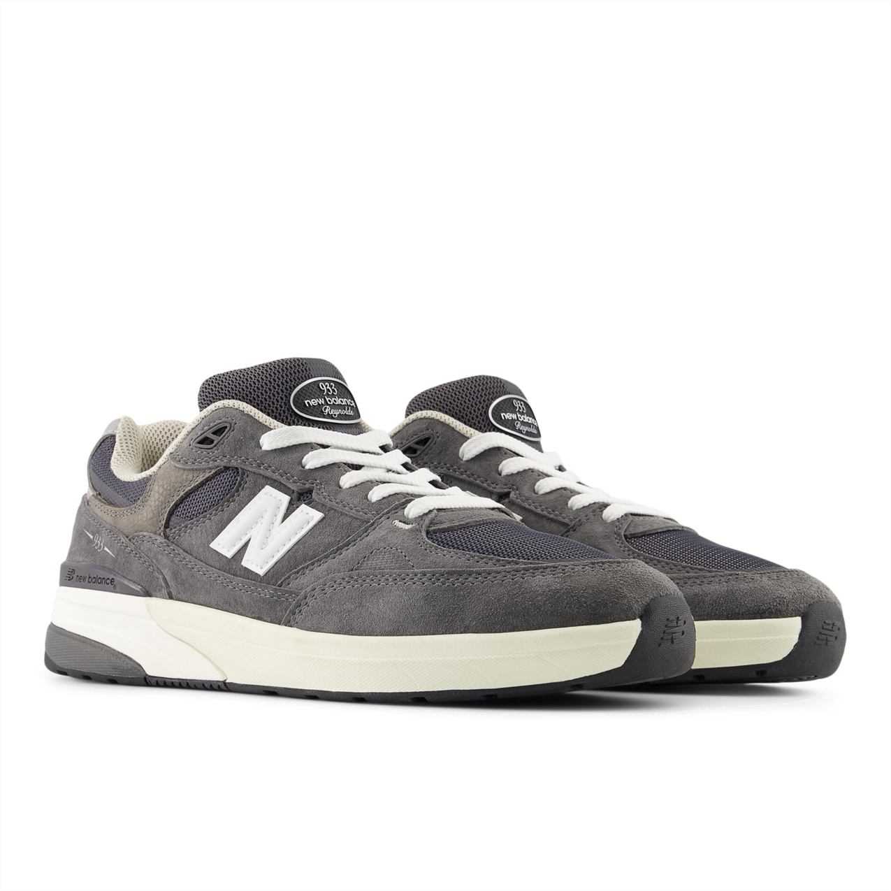 New Balance Numeric Men's Andrew Reynolds 933 Dark Grey White Shoes