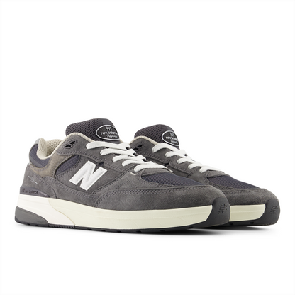 New Balance Numeric Men's Andrew Reynolds 933 Dark Grey White Shoes